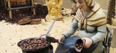 Castañada popular en el Puente de Todos los Santos