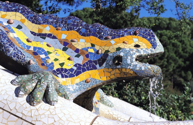 Dragón del Parc Güell. Imagen de Turisme de Barcelona
