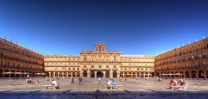 Plaza Mayor de Salamanca. Esta imagen tiene Licencia CC en el Flickr de Paulo Guerra