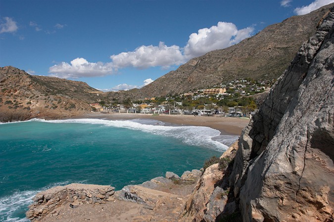 Playa Morena o El Portús. Esta imagen tiene Licencia CC en el Flickr de Felipe Ortega