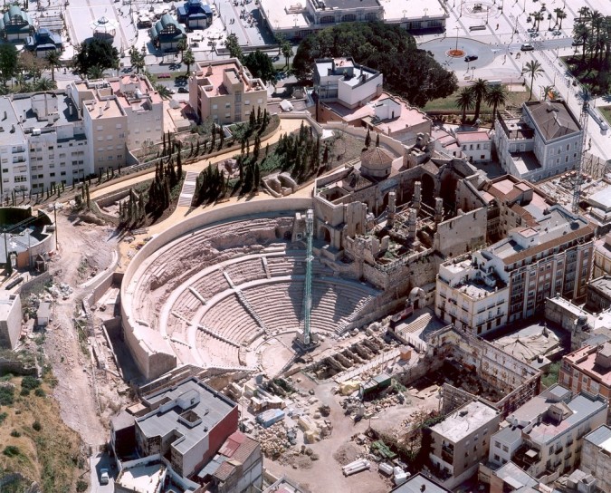 Teatro Romano en Cartagena. Imagen de Cartagena Turismo