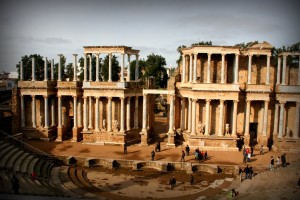 Teatro Romano en Mérida. Esta imagen tiene Licencia CC en el Flickr de Juan Antonio F. Segal