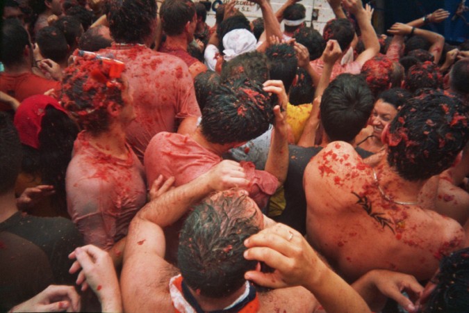 Tomatina. Esta imagen tiene Licencia CC en el Flickr de Tim Wood