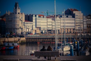 A Coruña y su puerto.  Esta imagen tiene Licencia CC en el Flickr de Dani_vr