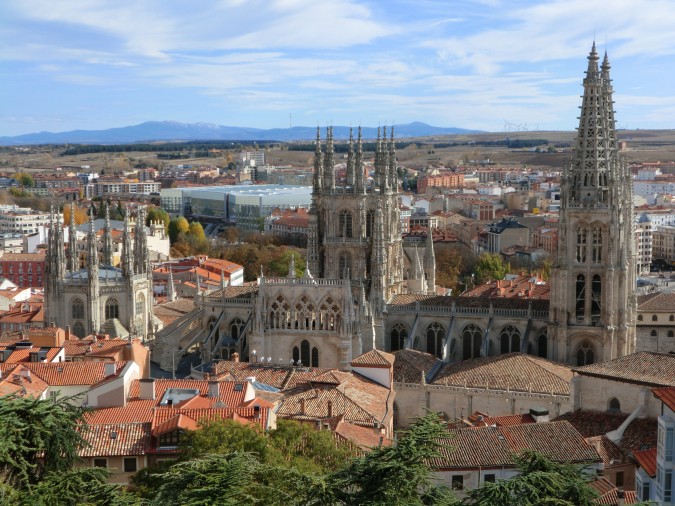 Vista aérea de Burgos. Esta imagen tiene Licencia CC en el Flickr de Borja