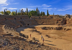 Anfiteatro romano.  Esta imagen tiene Licencia CC en el Flickr de Tomás Fano