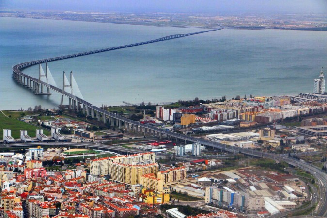Vista aérea de Lisboa. Esta imagen tiene Licencia CC en el Flickr de Amina Tagemouati