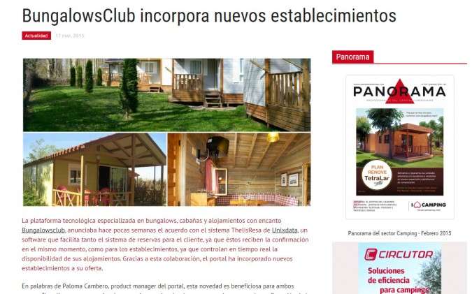 La información más profesional, en la revista Panorama