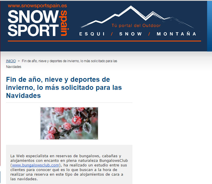 Snow Sport Spain