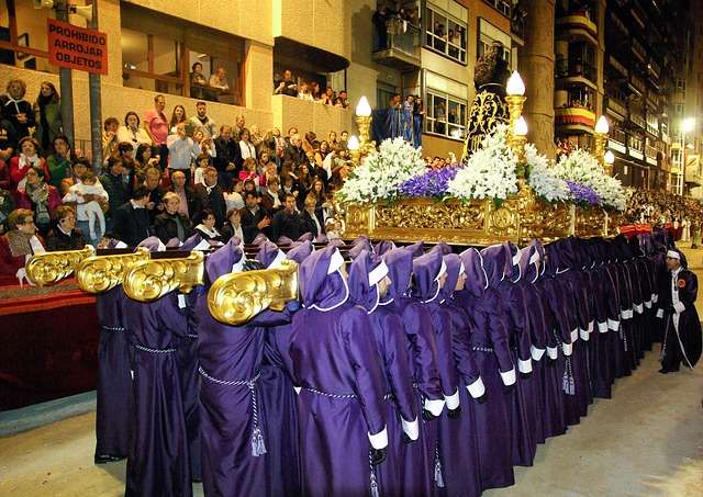 The holy week is celebrated all over Spain 