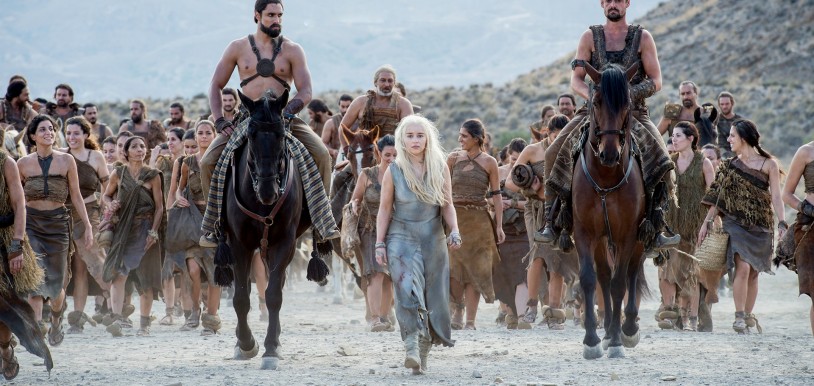 Daenerys Targaryen à le Desert de Bardenas Reales, Navarra 