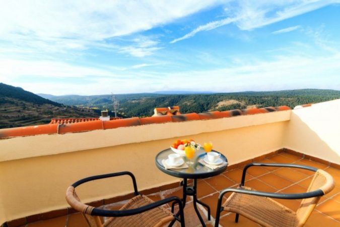 sierra gúdar terraza paisaje teruel naturaleza