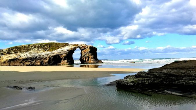 playa catedrales lugo galicia